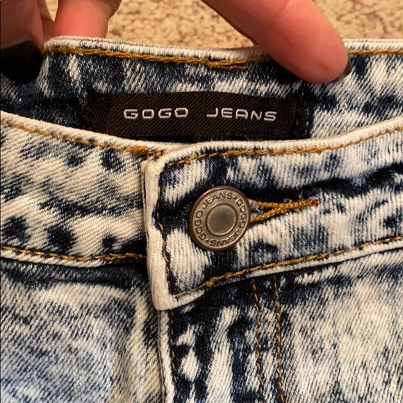 Gogo Jeans acid washed distressed shorts - Picture 2 of 8